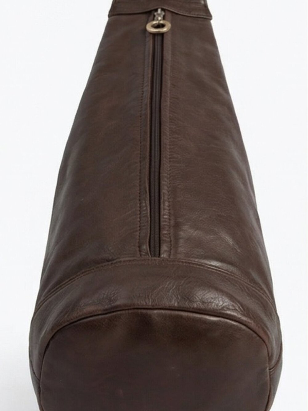 Vintage Lord & Taylor Brown Leather Crossbody Bag - Picture 4 of 9